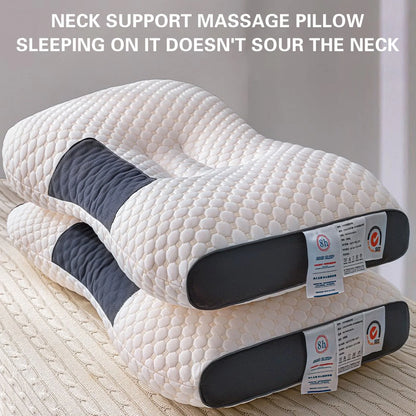 Cervical Neck Foam Pillow - Orthopedic Ergonomic Design for Sleeping/Office Dual Use