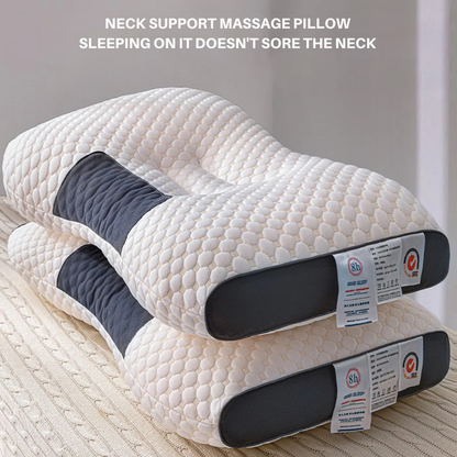 Cervical Neck Foam Pillow - Orthopedic Ergonomic Design for Sleeping/Office Dual Use